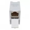Equip Cat6A afgeschermde keystone-koppeling 1xRJ45 DIN-rail grijs