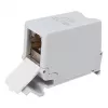 Equip Cat6A afgeschermde keystone-koppeling 1xRJ45 DIN-rail grijs