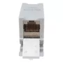 Equip Cat6A afgeschermde keystone-koppeling 1xRJ45 DIN-rail grijs