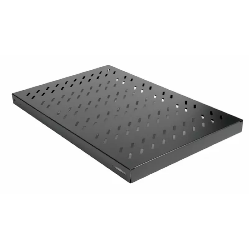 Equip EZVS-19-1-10-B 19-inch 1U variabele legbord, 1000 mm diepte, zwart