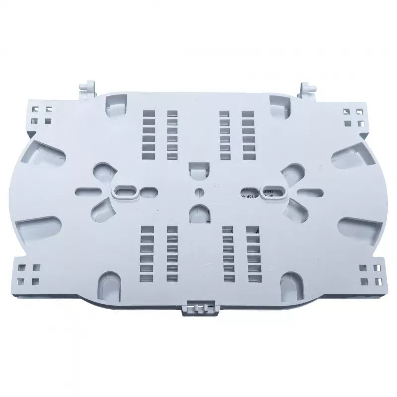 Equip glasvezel-lascassette 2x12 – tray, deksel & 2 vezelhouders