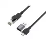 Equip GigaBit USB-C+A naar RJ45 adapter, zwart