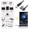 Equip Gigabit USB-C / USB-A naar RJ45 ethernet-adapter - zwart