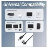 Equip Gigabit USB-C / USB-A naar RJ45 ethernet-adapter - zwart