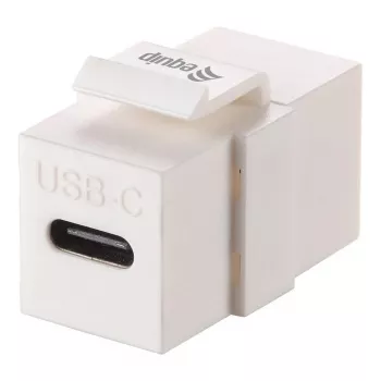 Equip Keystone Coupler USB 3.2 Gen 2 USB-C naar USB-C bus naar bus, wit