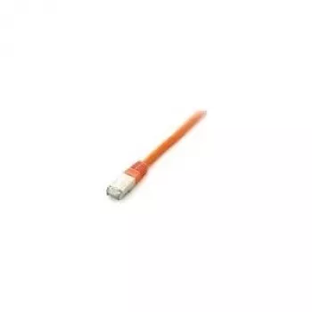 equip S/FTP Cat.6a patchkabel, 0,25m, oranje 605573