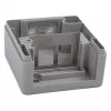 EQUIP opbouwbehuizing 2-poorts Keystone onafgeschermd outdoor grijs