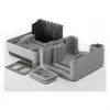 EQUIP opbouwbehuizing 2-poorts Keystone onafgeschermd outdoor grijs