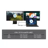 EQUIP USB-C 4-in-1 dual-HDMI-adapter met 100W PD, 4K MST, aluminium
