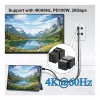 Equip USB-C Keystone Koppeling, USB 3.2 Gen 2, USB-C bus naar bus, Zwart