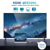 EQUIP USB-C multiport adapter met 2x HDMI, RJ45, 2x USB-A, USB-C PD 100W, grijs