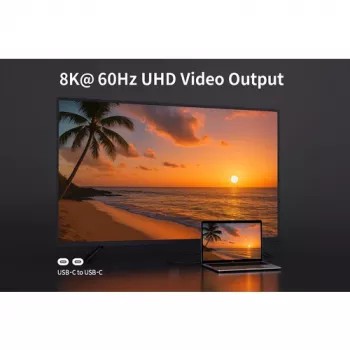 EQUIP USB-C naar C actieve optische kabel 7,5 m 8K 60 Hz PD 60 W 10 Gbit/s zwart