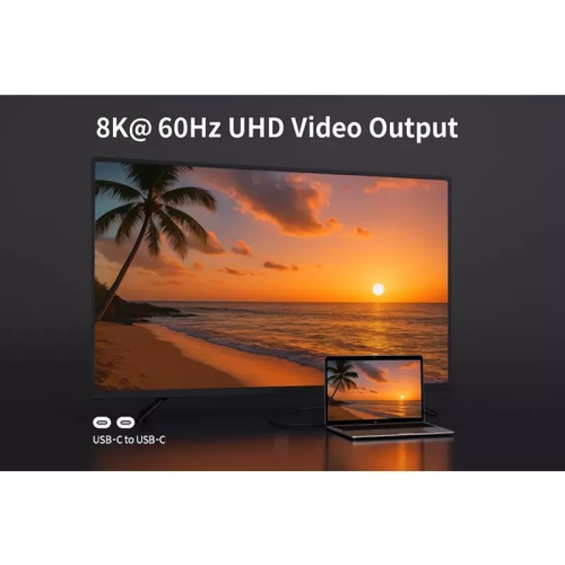 EQUIP USB-C naar C actieve optische kabel 7,5 m 8K 60 Hz PD 60 W 10 Gbit/s zwart