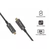 EQUIP USB-C naar C actieve optische kabel 7,5 m 8K 60 Hz PD 60 W 10 Gbit/s zwart