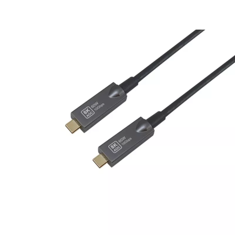 EQUIP USB-C naar C actieve optische kabel 7,5 m 8K 60 Hz PD 60 W 10 Gbit/s zwart