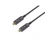 EQUIP USB-C naar C actieve optische kabel 7,5 m 8K 60 Hz PD 60 W 10 Gbit/s zwart