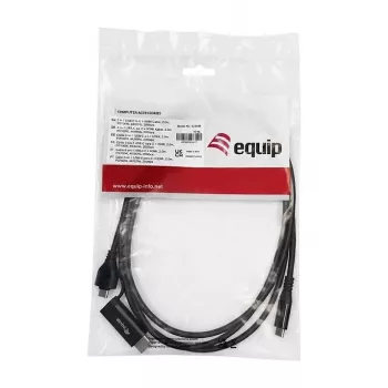 EQUIP USB-C naar USB-C + HDMI Adapter met 100W PD, 4K/60Hz, Aluminium