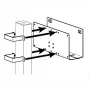 Ergotron perifere montagebeugel voor 3x3-paal, staal, zwart (60-158-100)