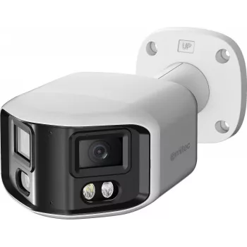 Ernitec Deimos Ultra 8MP bullet IP-camera met 180° panoramalens, IR- en witlicht-nachtzicht, PoE, IP66, NDAA-conform (0070-08130)