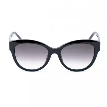ESCADA dames zonnebril SESD99-550700 - zwart acetaat montuur met grijze verloopglazen - 55/18/140 mm