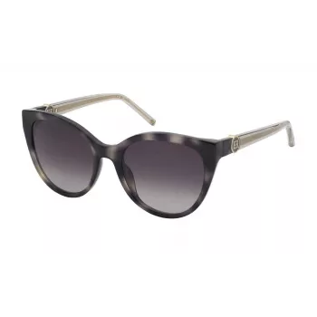 ESCADA dames zonnebril SESD87-5507UX havana acetaat montuur verloop bruine glazen 55/20/140 mm