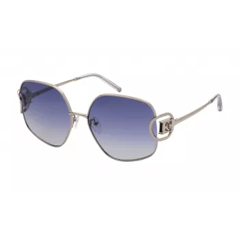 ESCADA dames zonnebril SESD91600A39 - zwart montuur, grijze gradient glazen, 60/16/130 mm