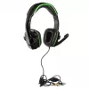 Esperanza EGH310G gaming-headset met beugelmicrofoon, bedraad, 3,5-mm-jack, zwart & groen