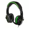 Esperanza EGH310G gaming-headset met beugelmicrofoon, bedraad, 3,5-mm-jack, zwart & groen