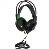 Esperanza EGH430 THUNDERBIRD bedrade gaming-headset met microfoon, zwart & groen