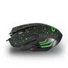 Esperanza EGM212 Bedrade optische gaming-muis, 2400 DPI, 6 knoppen, USB, rechtshandig, zwart