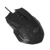 Esperanza EGM212 Bedrade optische gaming-muis, 2400 DPI, 6 knoppen, USB, rechtshandig, zwart