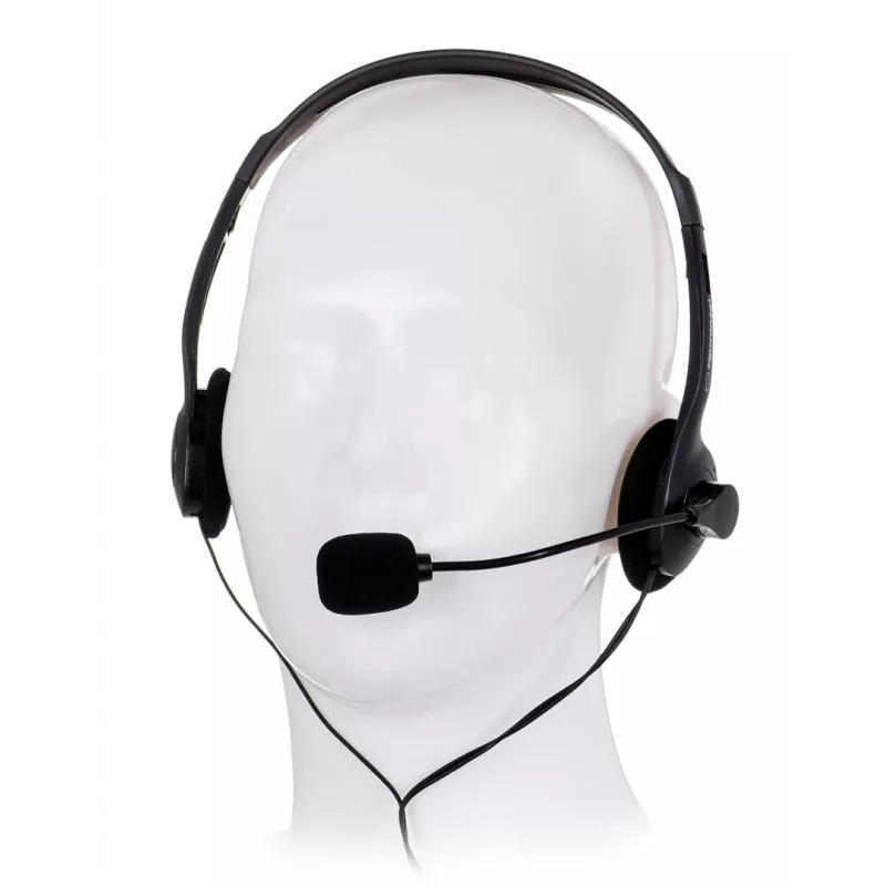 Esperanza EH102 bedrade headset met microfoon - zwart