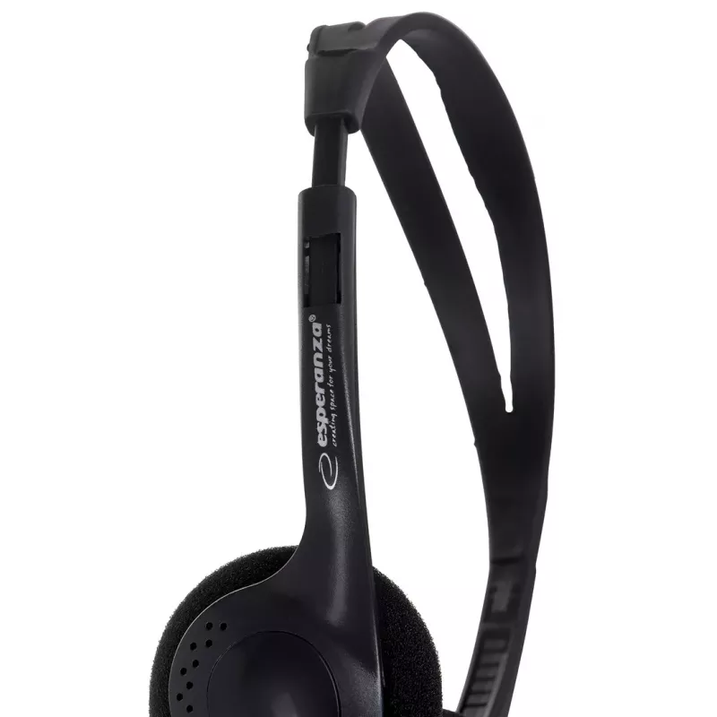 Esperanza EH102 bedrade headset met microfoon - zwart