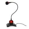 Esperanza EH130 pc-microfoon, condensator, omnidirectioneel, 3,5-mm-jack, zwart/rood