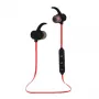Esperanza EH186K draadloze in-ear sport nekband Bluetooth-koptelefoon met microfoon, zwart/rood