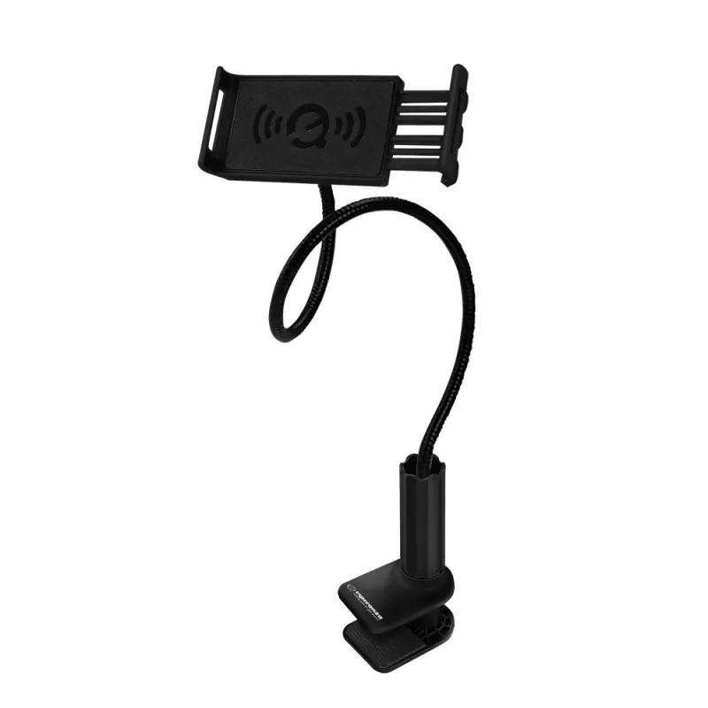 Esperanza EMH142 deskhouder voor smartphones en tablets, zwart