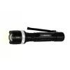 Esperanza Epione L zwarte handzaklamp LED, 80 lm, 100 m straal, aluminium, spatwaterdicht