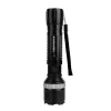 Esperanza Epione L zwarte handzaklamp LED, 80 lm, 100 m straal, aluminium, spatwaterdicht