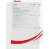Esselte Standard A4 documenthoezen, polypropyleen, geribbeld, 0,12 mm, boven en zijdelings open, documentveilig, duimuitholling, 100-pack 54832