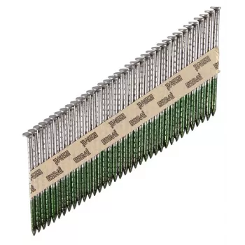 ESSVE STRIPNAILS 34D 3.1x90 BL - 1200 stuks stripnagels, 34°, D-kop, gladde schacht, blank staal, 90 mm, 3.1 mm
