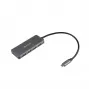 ESTUFF ES623007 USB-C oplaadhub 165W GaN 4-poorts Power Delivery spacegrijs