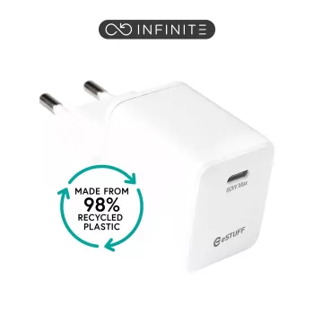 ESTUFF INFINITE (GRS) 20W USB-C PD Oplader - Wit