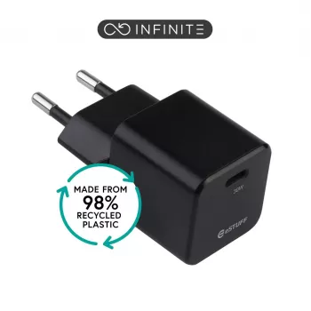 ESTUFF Infinite (GRS) USB-C oplader 20W Power Delivery