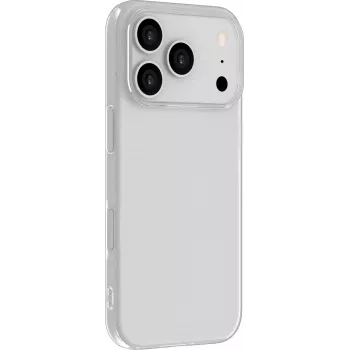 eSTUFF INFINITE (GRS) VIENNA iPhone 18 Pro/17 Pro hoesje, 100% gerecycled TPU, transparant