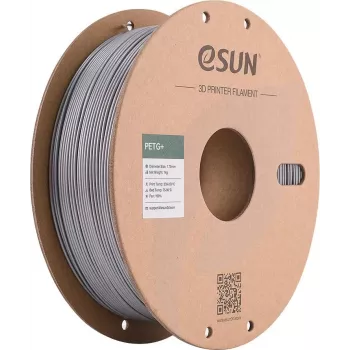 eSUN PETG+ 3D-printer filament 1,75 mm zilver 1 kg papieren spoel PETG+175S1P1