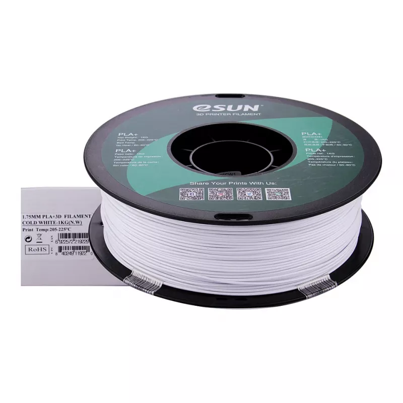 ESUN PLA+ 1,75 mm Koudwit 1 kg 3D-printer Filament