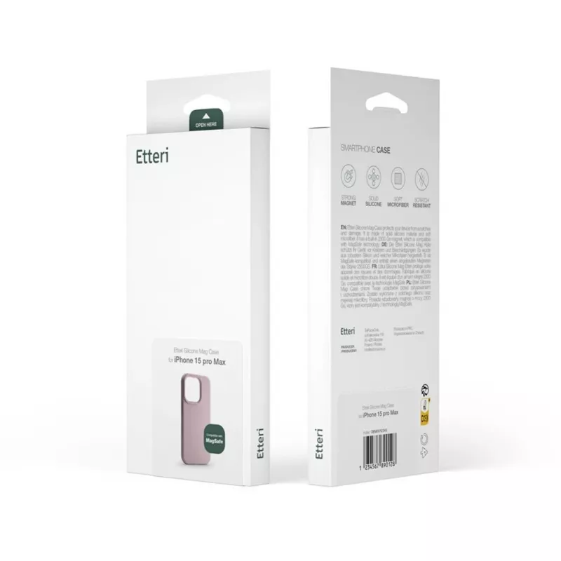 ETTERI siliconen Mag-hoes voor iPhone 16 Pro 6,3