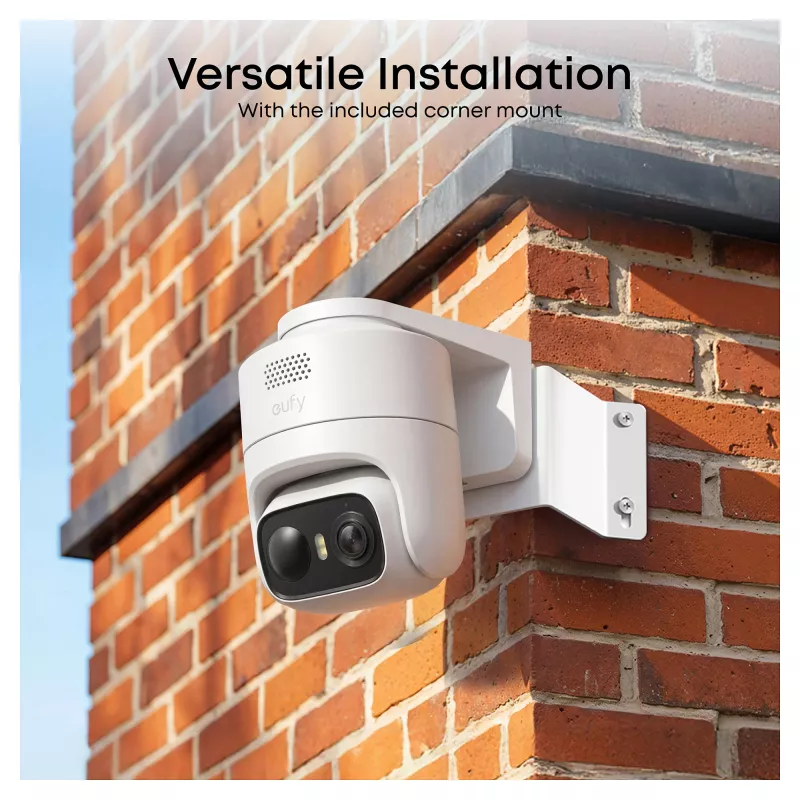 eufy eufyCam C36 solo 4K UHD draadloze Solar Beveiligingscamera, Wit