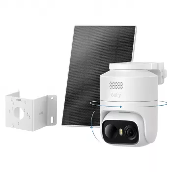 eufy eufyCam C36 solo 4K UHD draadloze Solar Beveiligingscamera, Wit