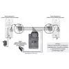 EURA ADA-38A3 4-draads analoge intercomhoorn voor RL-3203H-systemen, wit